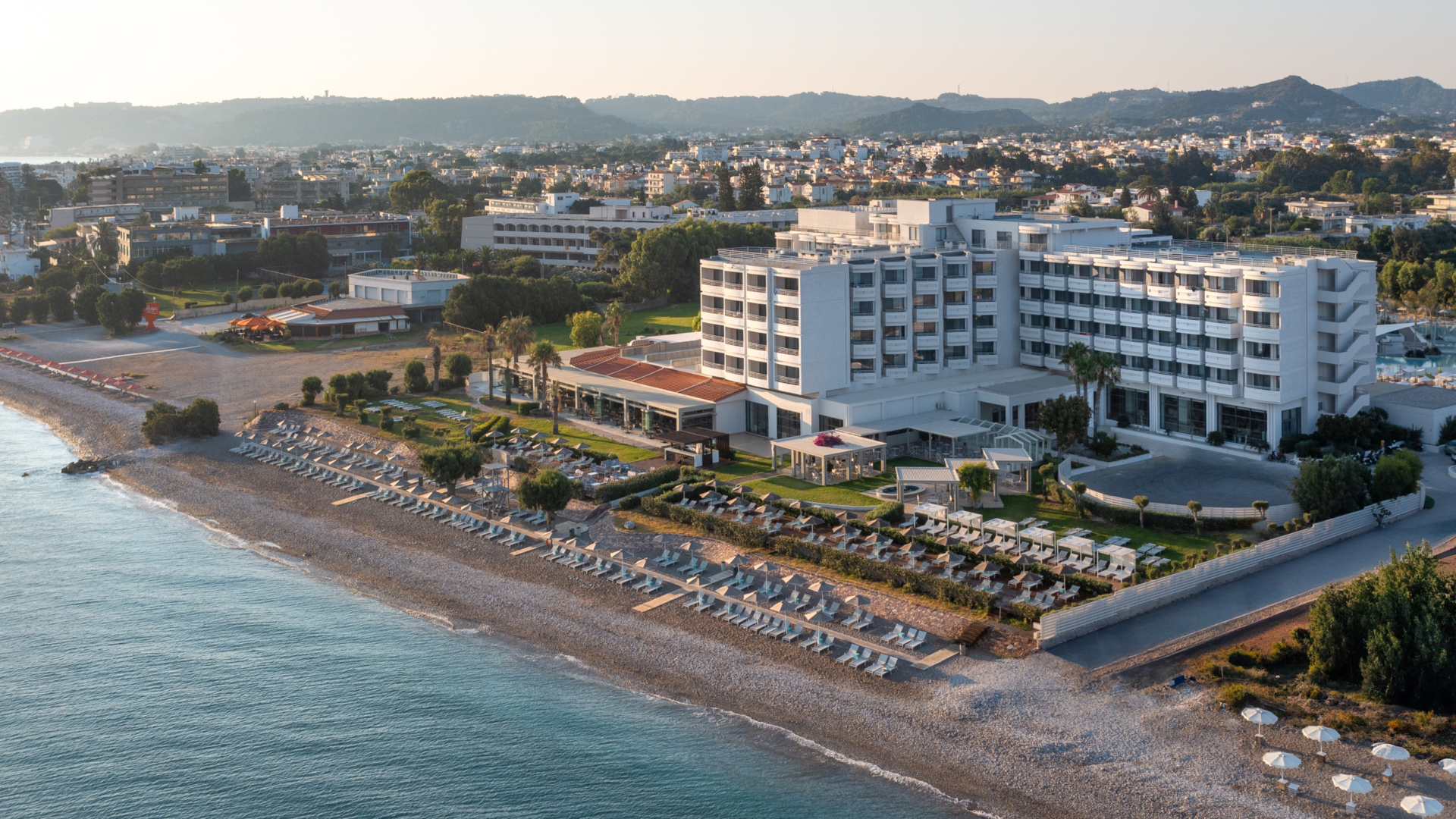 overview from the sea