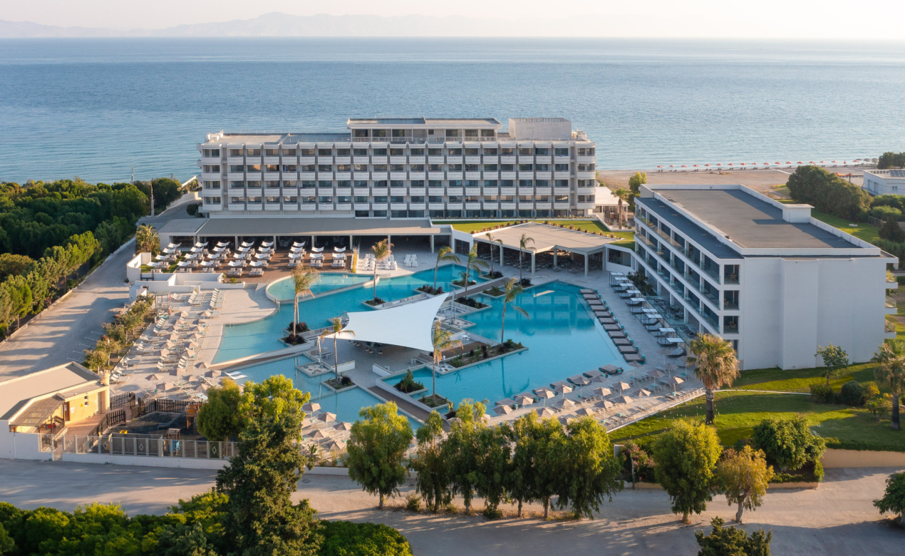 Electra Palace Rhodes & Spa, a luxury seafront hotel is one of top Ialyssos hotels. 