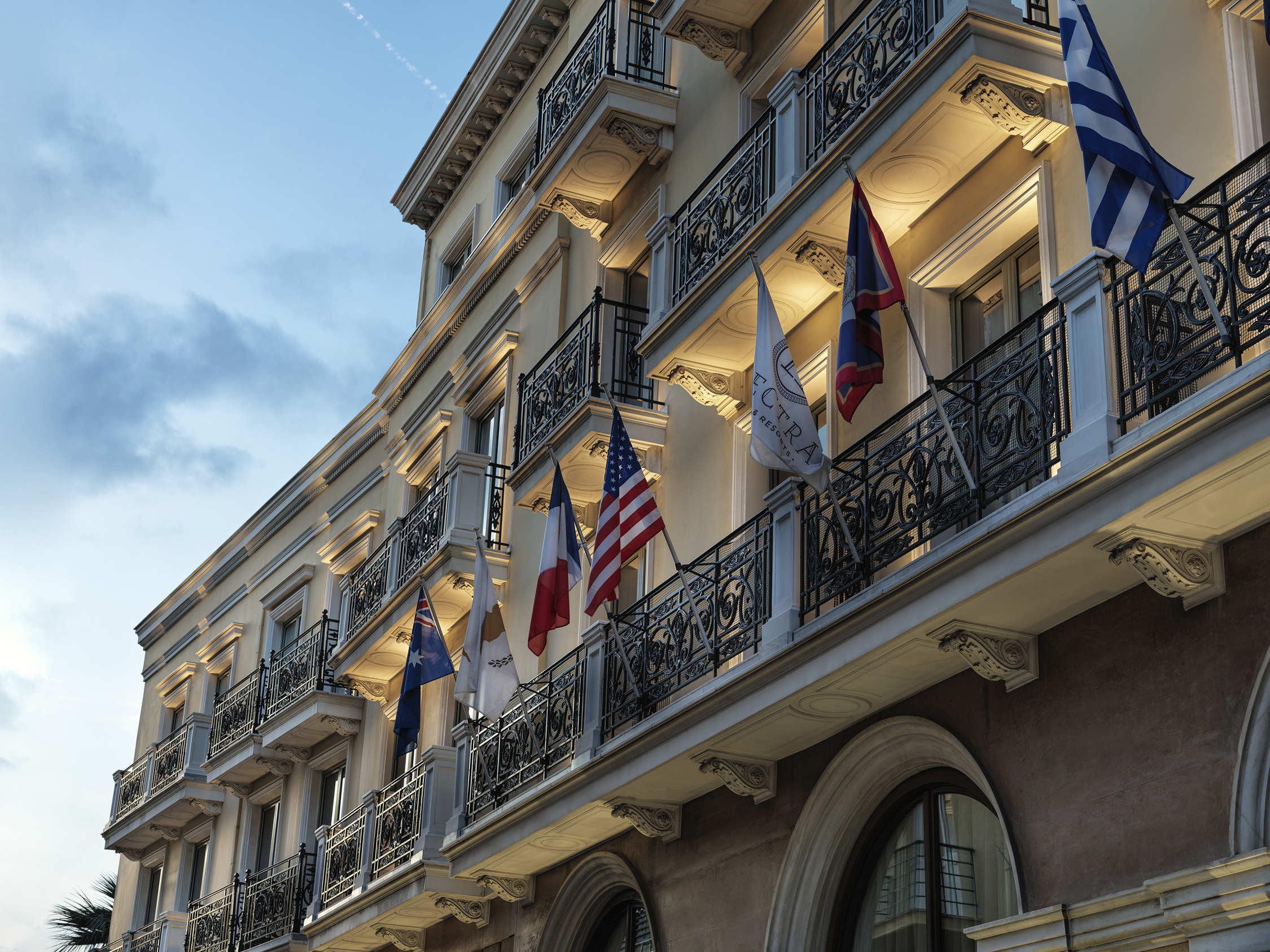 electra-palace-athens-hotel-exterior-flags-balcony