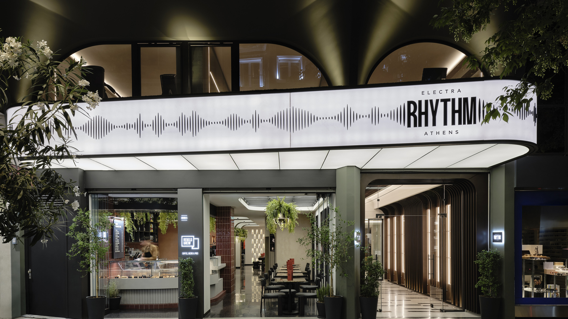 electra-rhythm-athens-hotel-exterior-night